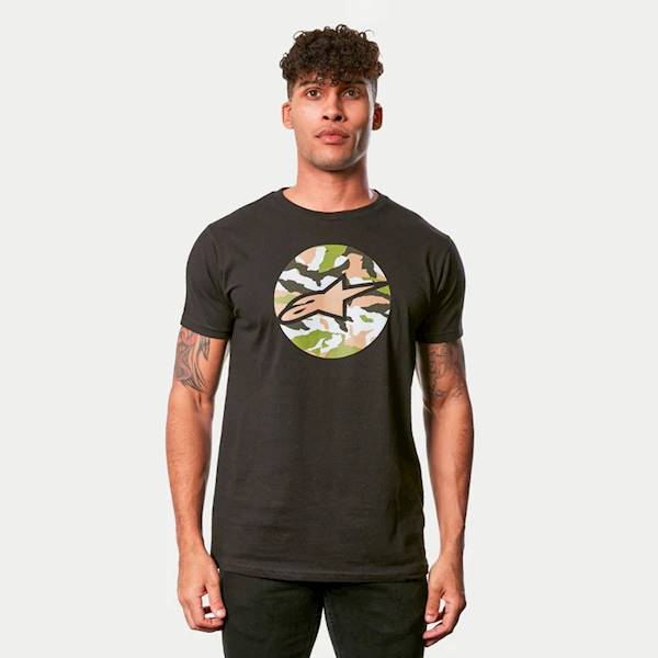 T-Shirt Koszulka Alpinestars Camo Disk Black M