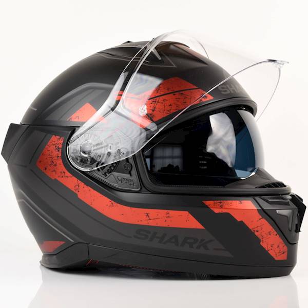 Kask Shark Skwal i3 Rhad Mat Czarny/Szar/Czerw XS