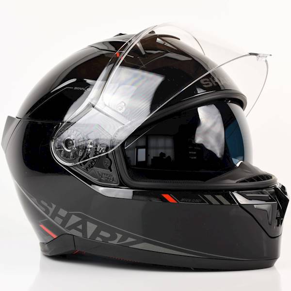Kask Shark Skwal i3 Blank Sp Czarny połysk XL