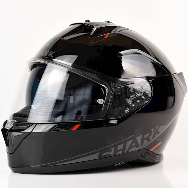 Kask Shark Skwal i3 Blank Sp Czarny połysk M