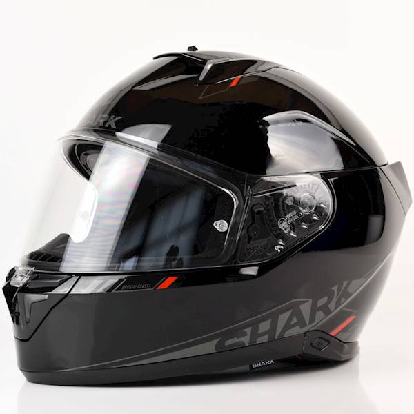 Kask Shark Skwal i3 Blank Sp Czarny połysk M