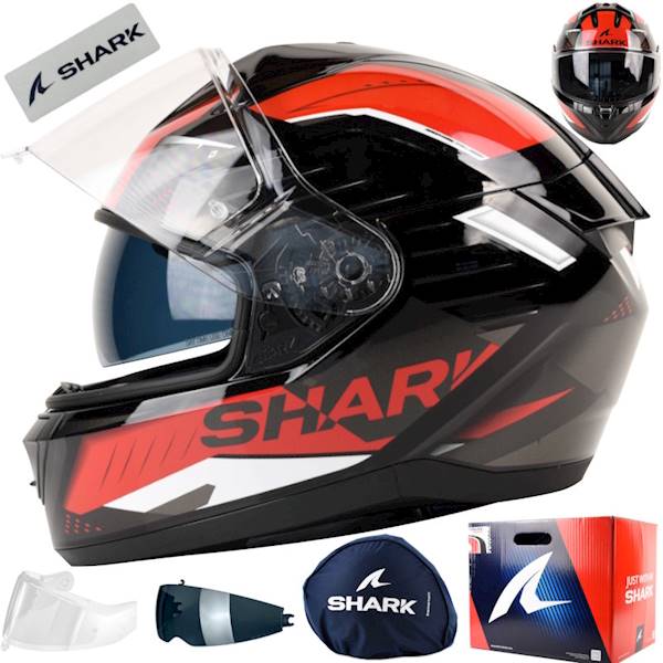 Kask Shark Ridill 2 Bersek Czar/Bi/Cze połysk S