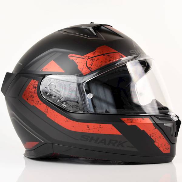 Kask Shark Skwal i3 Rhad Mat Czarny/Szar/Czerw M