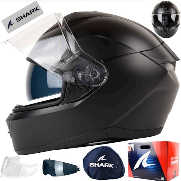 Kask Shark Ridill 2 Blank Mat Czarny M
