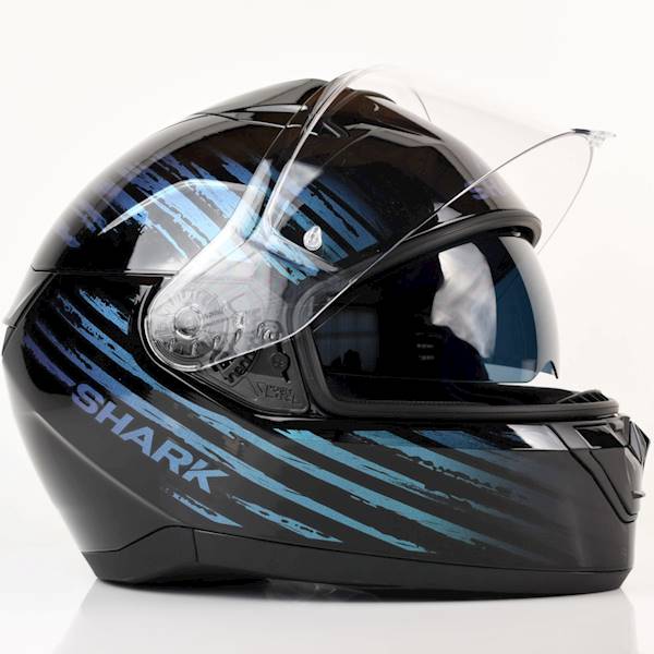 Kask Shark Ridill 2 Assya Czarny/Fiolet połysk XL
