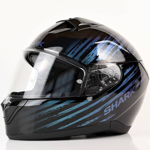 Kask Shark Ridill 2 Assya Czarny/Fiolet połysk S