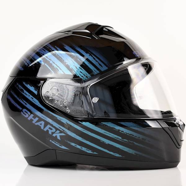 Kask Shark Ridill 2 Assya Czarny/Fiolet połysk M