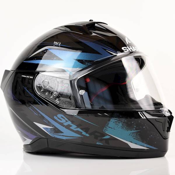 Kask Shark D-Skwal 3 Blast-R Sza/Fi/Cza połysk M