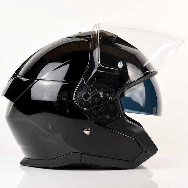 Kask Shark Skwal Jet Blank Czarny połysk S