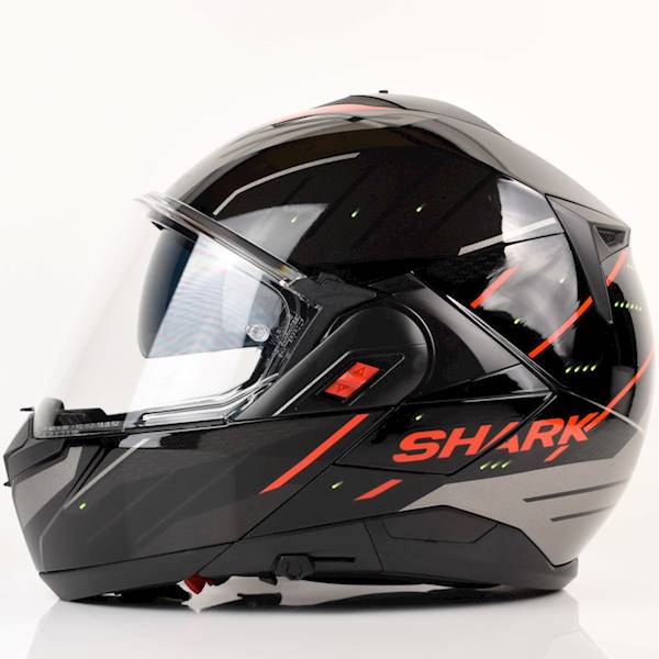 Kask Shark Oxo Rydger Czarny/Biały/Czerwony XXL
