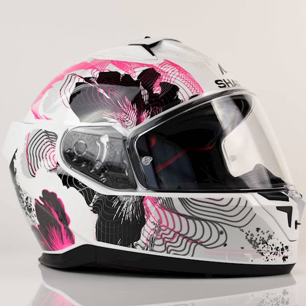 Kask Shark D-Skwal 3 Mayfer Bia/Czar/Róż połysk M