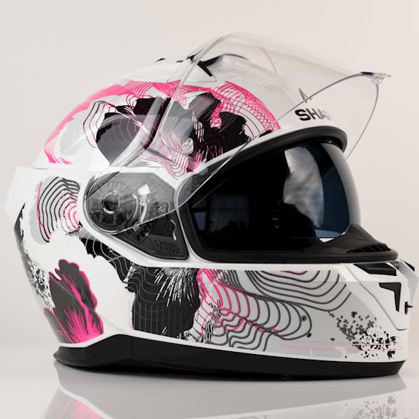 Kask Shark D-Skwal 3 Mayfer Bia/Czar/Róż połysk M