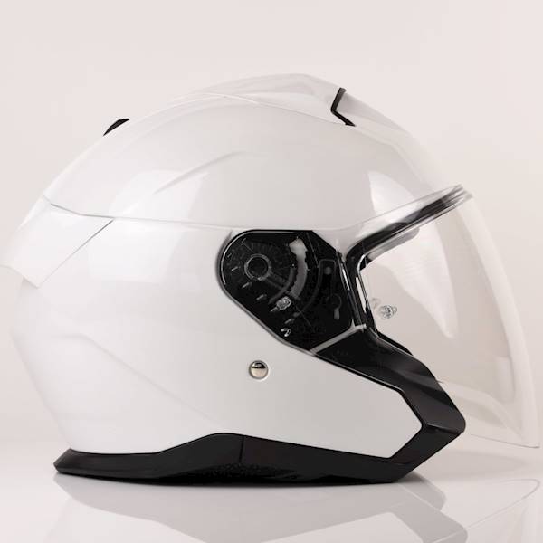 Kask Shark Skwal Jet Blank Biały połysk XXL