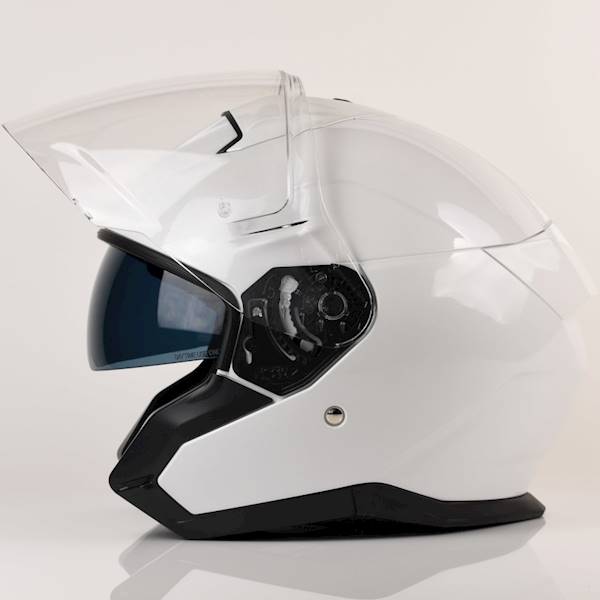 Kask Shark Skwal Jet Blank Biały połysk XXL