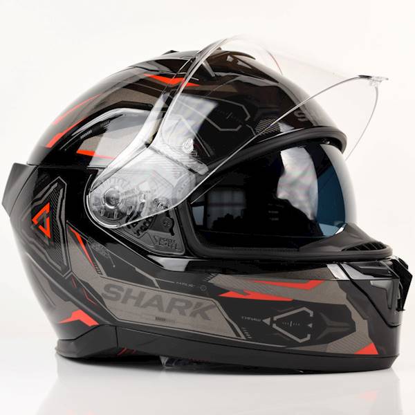 Kask Shark Skwal i3 Linik Czar/Szar/Cze połysk XXL