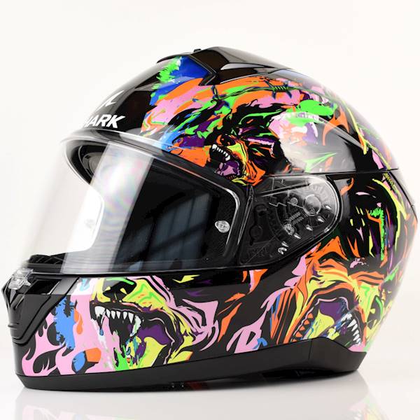Kask Shark Ridill 2 Raging Beast Cz/Ró/Żó/Fi/Ni XS
