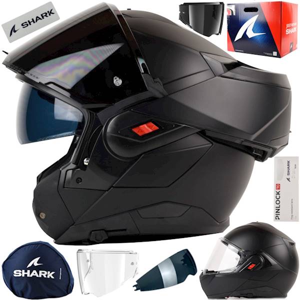 Kask Shark Oxo Dark Shadow Mat Czarny XXL