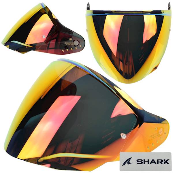 Szyba Shark Skwal i3 JET, Skwal JET czerwon/irydow