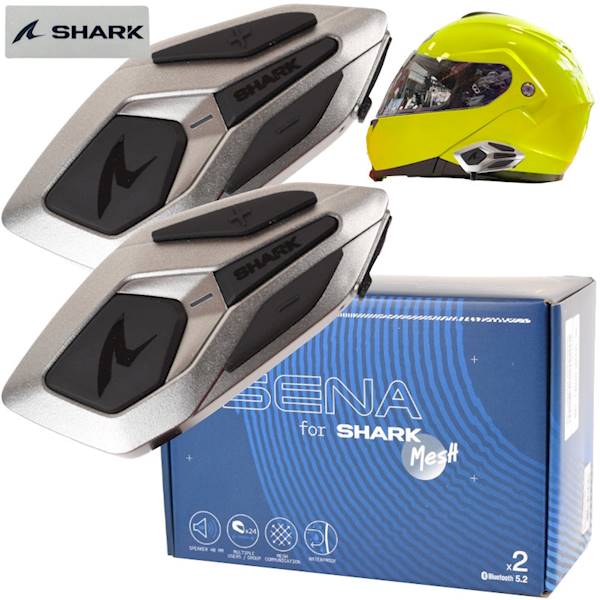 Interkom motocyklowy Shark MESH komplet na 2 kaski