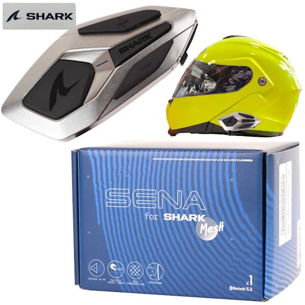 Interkom motocyklowy Shark MESH komplet na 1 kask