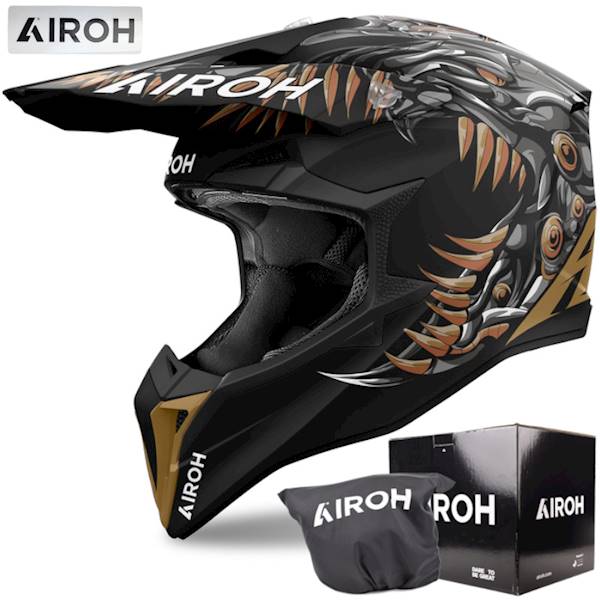 Kask Airoh Wraaap Cyborg Matt XS