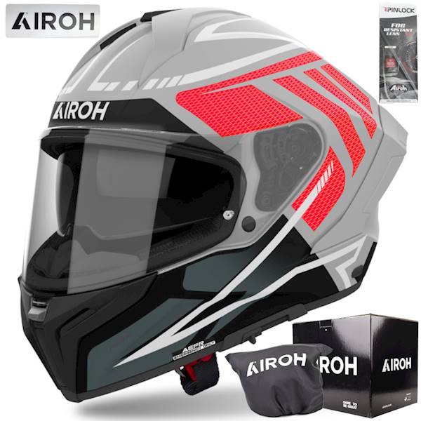 Kask Airoh Matryx Rider Red Matt XL