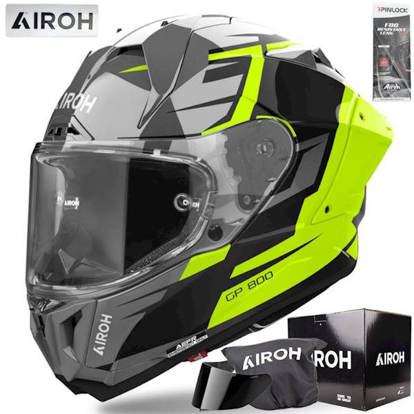 Kask Airoh GP800 Master Yellow Gloss M