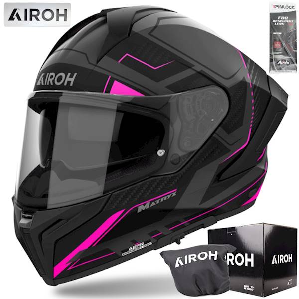 Kask Airoh Matryx Rocket Pink Matt M