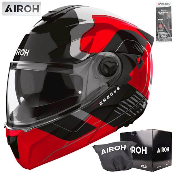 Kask Airoh Specktre Groove Red Gloss M