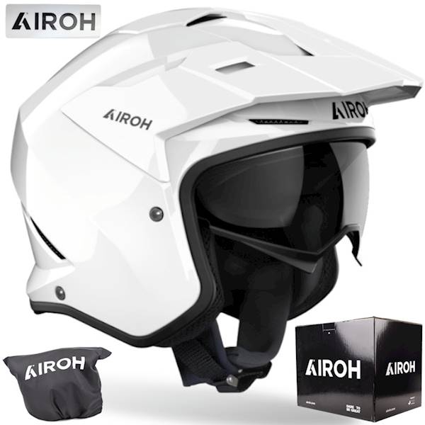 Kask Airoh Kombakt Color White Gloss XXL