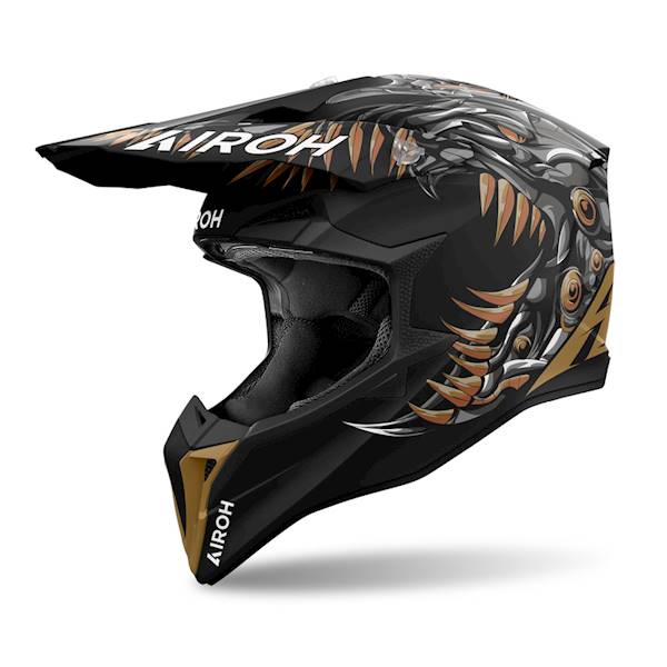 Kask Airoh Wraaap Cyborg Matt M