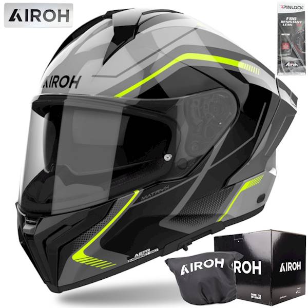 Kask Airoh Matryx Wide Yellow Gloss XL