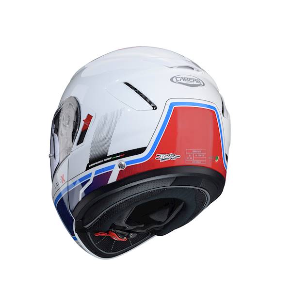 Kask Caberg Levo X Elite biały/niebiesk/błękit XXL