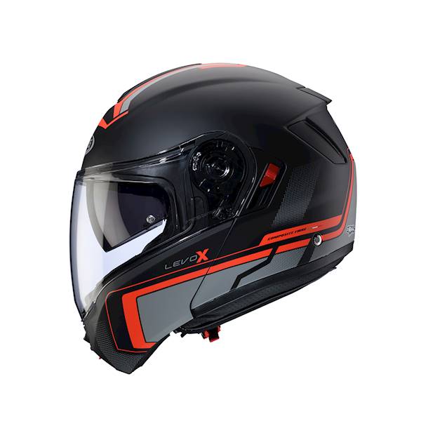 Kask Caberg Levo X Elite czarn mat/szar/cze fl M