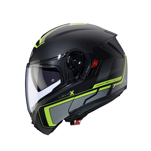 Kask Caberg Levo X Elite czarn mat/szar/żół fl XL