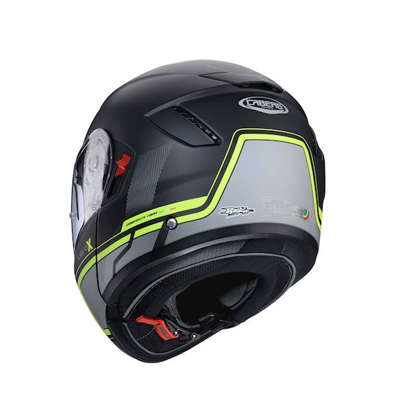 Kask Caberg Levo X Elite czarn mat/szar/żół fl M