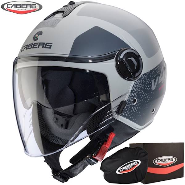 Kask Caberg Riviera V4 X Alpha piask/szary mat L