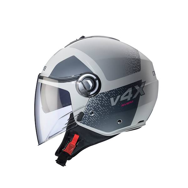 Kask Caberg Riviera V4 X Alpha piask/szary mat L