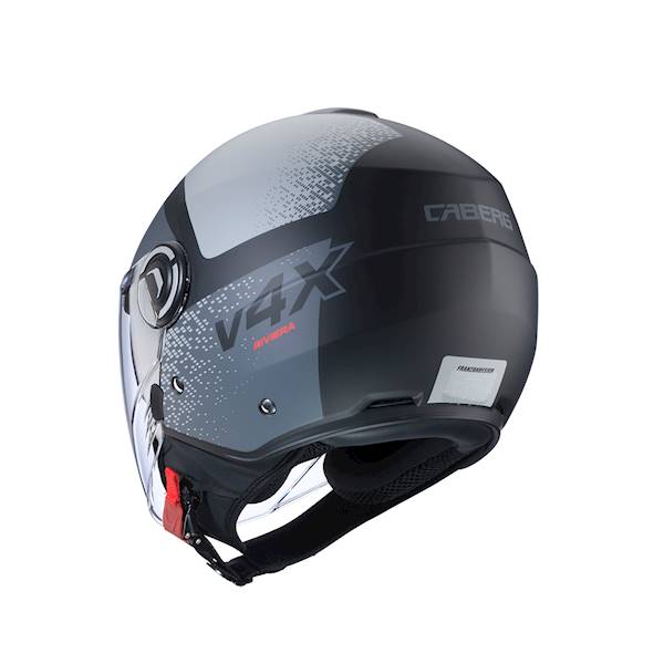 Kask Caberg Riviera V4 X Alpha czarny mat/szar S