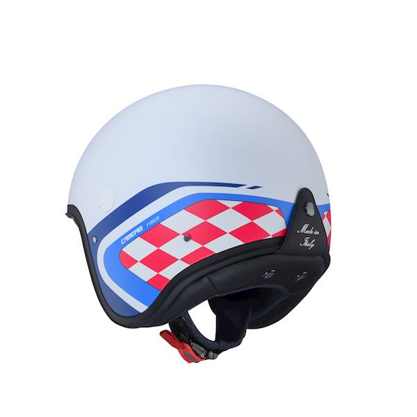Kask Caberg Freeride X Daytona bia/nie/cze mat S