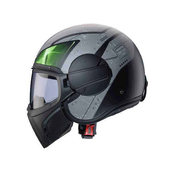 Kask Caberg Ghost X Vyrus czar mat/szar/zie fl L