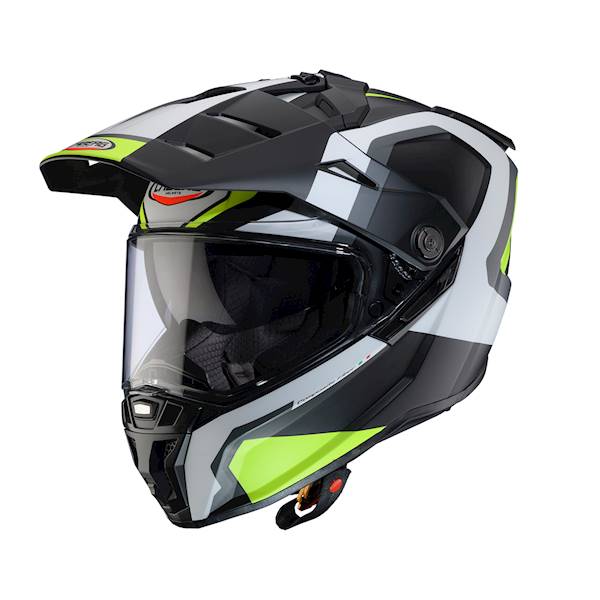 Kask Caberg Tanami czarny mat/szary/zółty fluo XS