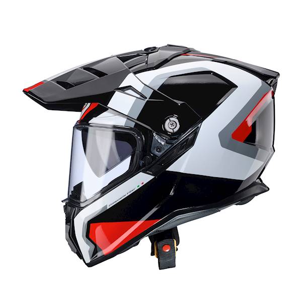 Kask Caberg Tanami czarny/czerwony/biały XS