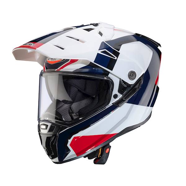 Kask Caberg Tanami biały/czerwony/niebieski XS