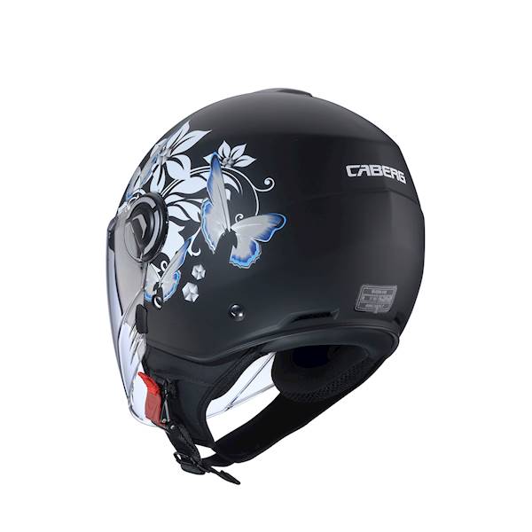 Kask Caberg Riviera V4 X Mia czarny mat/bia/sza M