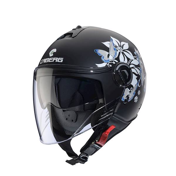 Kask Caberg Riviera V4 X Mia czarny mat/bia/sza XS