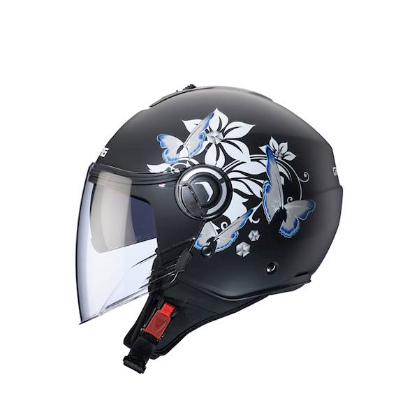 Kask Caberg Riviera V4 X Mia czarny mat/bia/sza XS