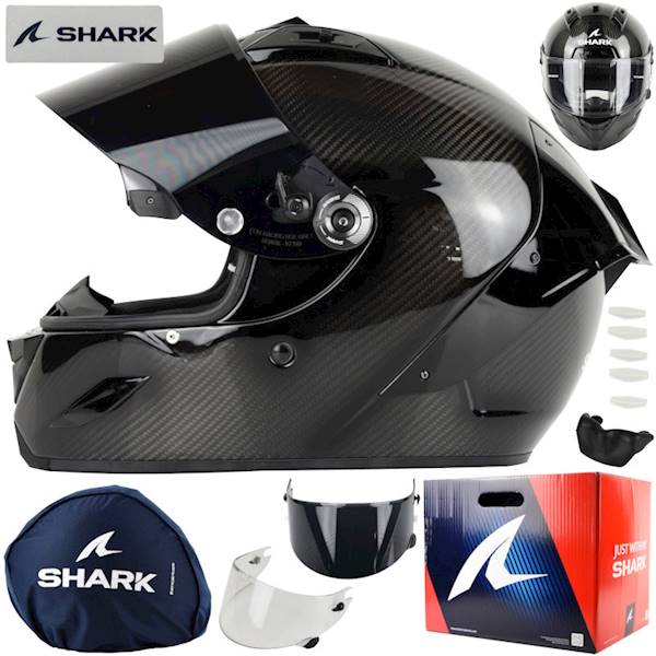 Kask Shark Aeron Full Carbon Czarny połysk S