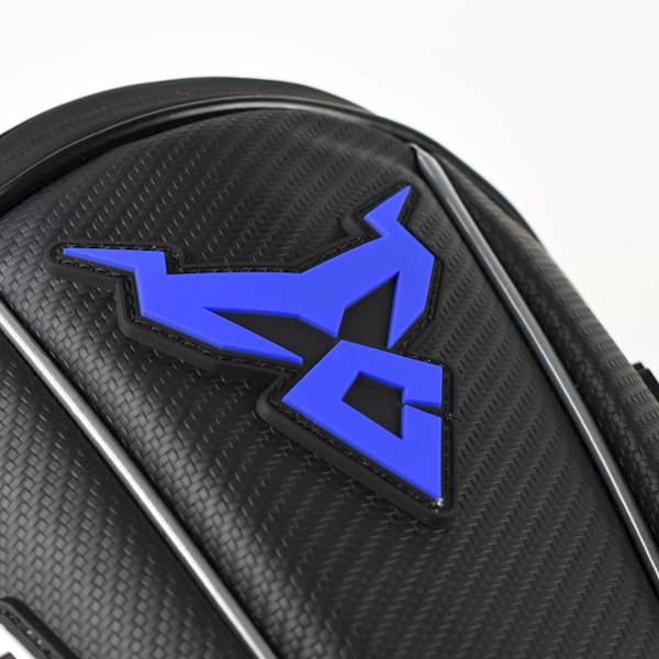 Torba motocyklowa Motocentric na tył niebiesk logo