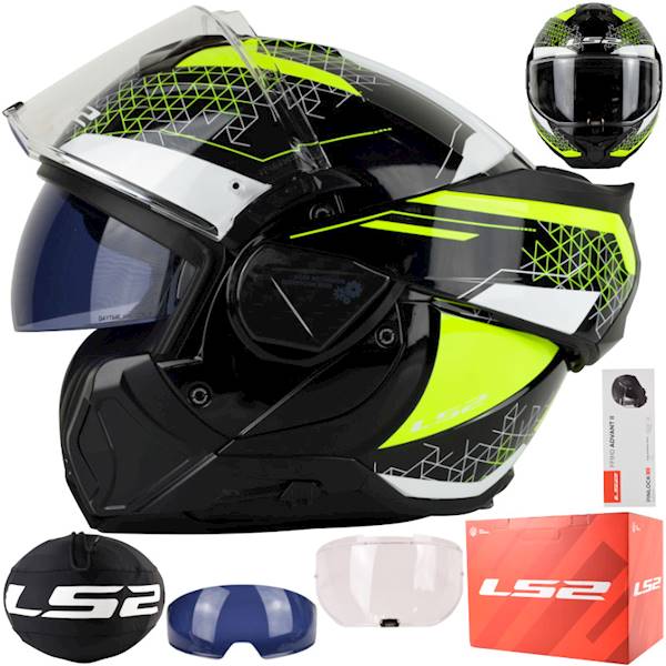 Kask LS2 FF910 Advant II Astral H-V Yellow 3XL